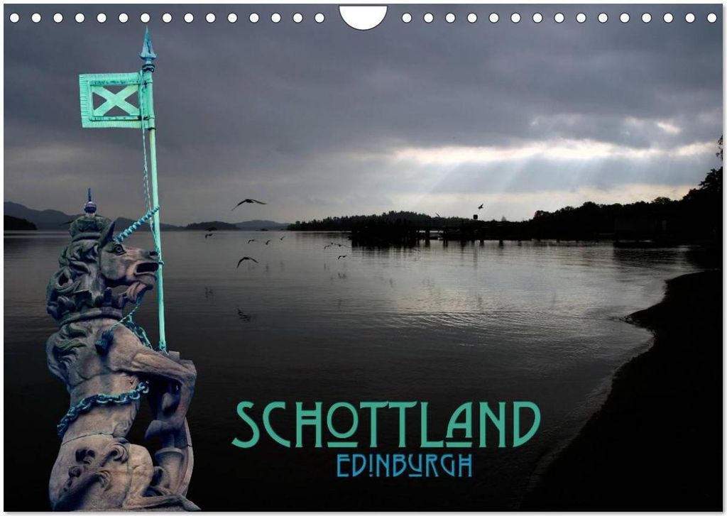 Schottland und Edinburgh (Wandkalender 2026 DIN A4 quer), CALVENDO Monatskalender