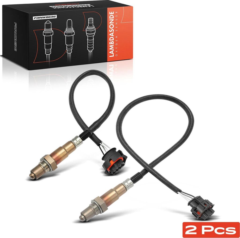 Frankberg 2x Lambdasonde für Opel Astra H G L48 L35 Corsa C Corsa D S07 Meriva 1.2L 1.4L