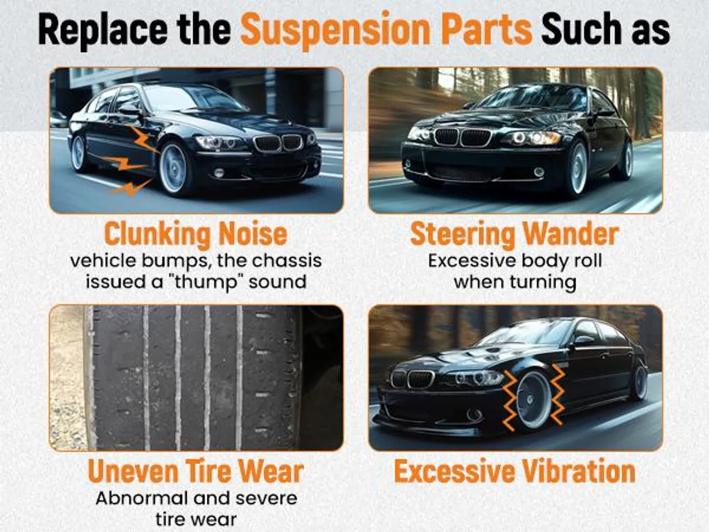 Bras de suspension avant renforcés pour BMW Série 1 et 3 E82 E88 E90 E93 - 10