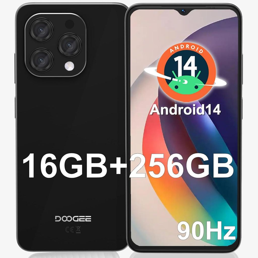 DOOGEE N55 Pro Smartphone - 6.56" Écran 90Hz - 16 Go RAM + Image du produit 