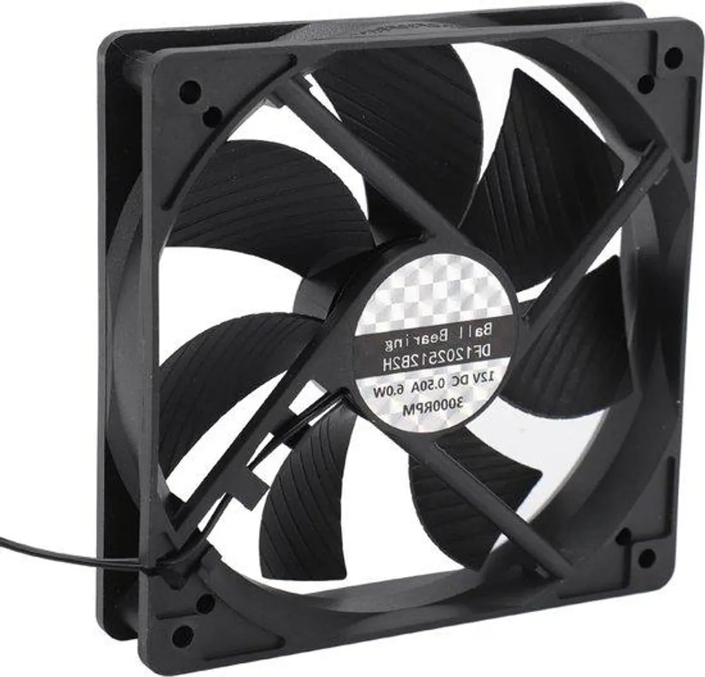Ventilateur PC 120mm haute vitesse à double roulement à billes 12V DC