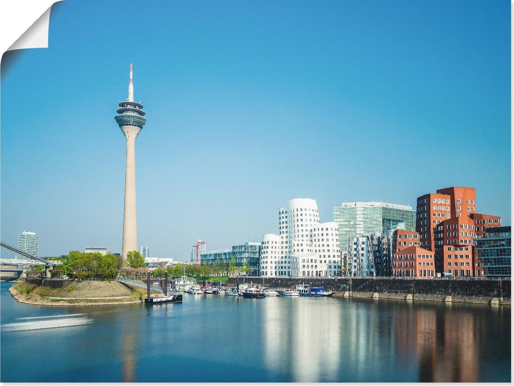 ARTland Poster Düsseldorf Medienhafen 2 Größe: 40x30 cm