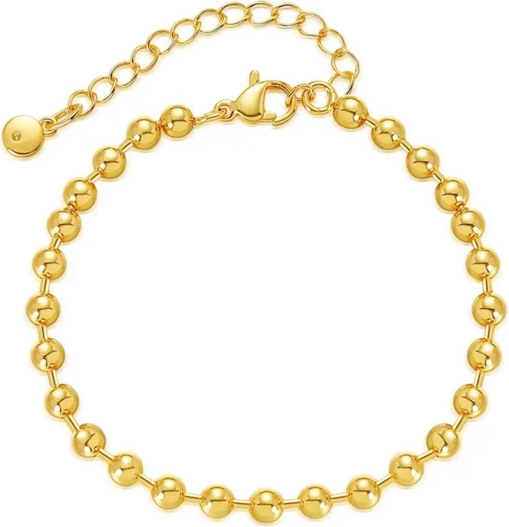 Elegantes Roségold Armband Ball Bead für Damen KP34170