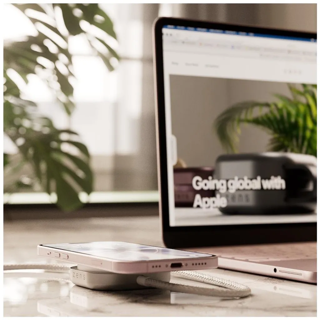 Zens USB C-C Pro 2 Câble USB-C Incassable Blanc pour Éviter les Pannes