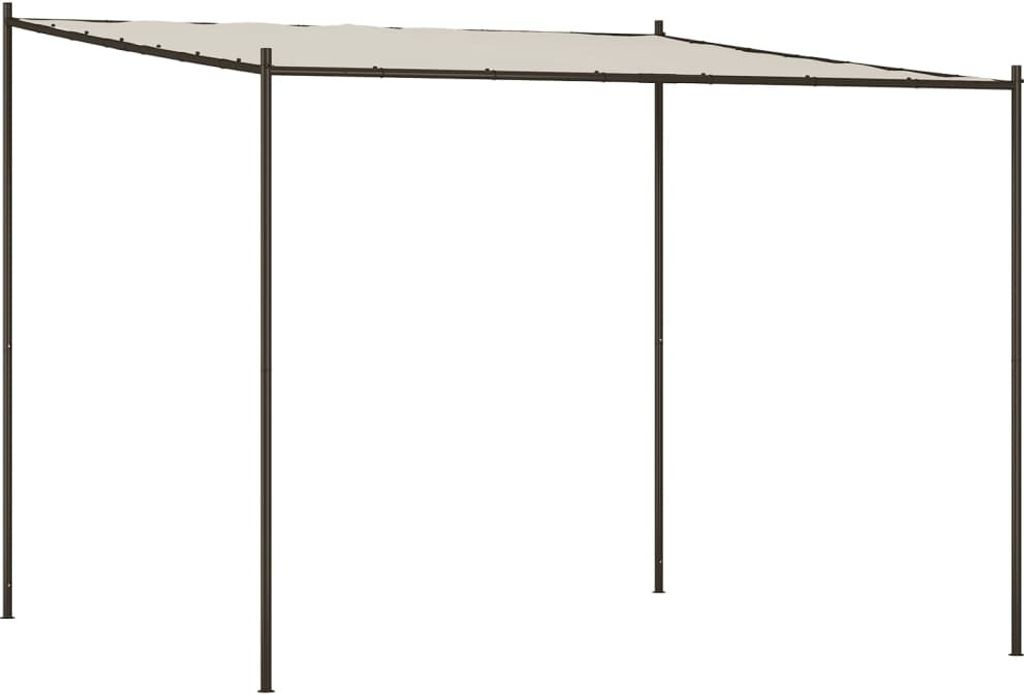 "Winteraktion" Pavillon Weiß 3x3 m 180 g/m² Stoff und Stahl - Pavillons & Partyzelte CC15910