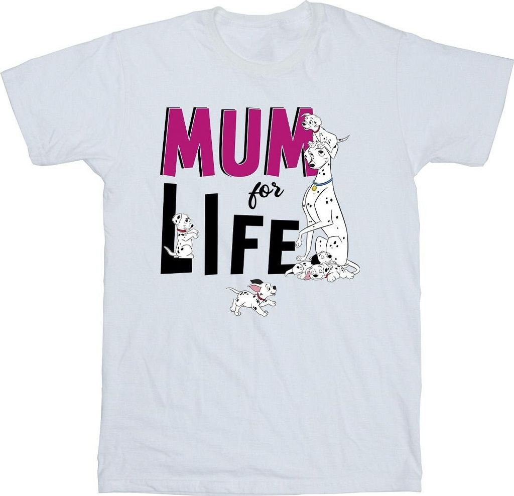 Disney - "101 Dalmatians Mum For Life" T-Shirt für Herren BI28911 (5XL) (Weiß)