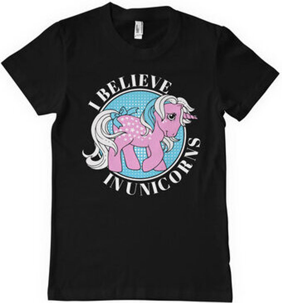 I Believe In Unicorns T-Shirt - XX-Large - Black