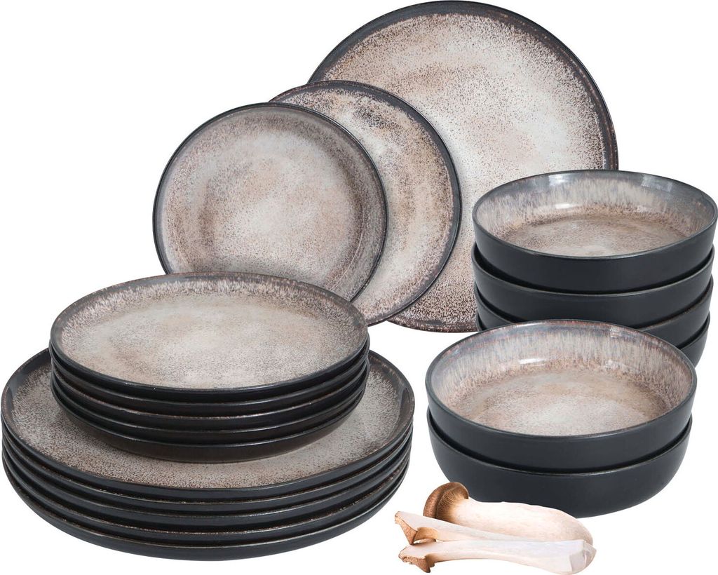 Set di stoviglie Moritz & Moritz per 6 persone - Beige - 18 Immagine del prodotto 