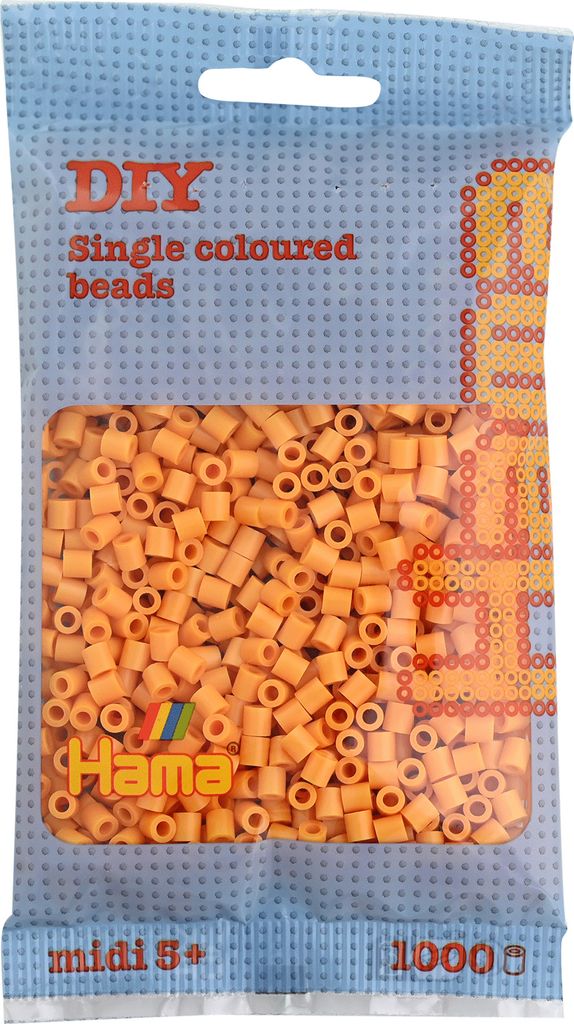 Hama Bügelperlen midi teddybär braun im Beutel 5,0 mm 1.000 Bügelperlen