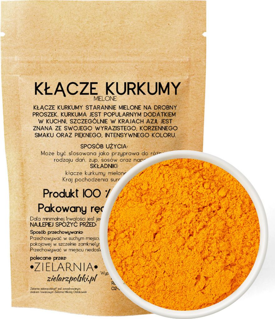 Gemahlene Kurkumawurzel 50g HERBSITE