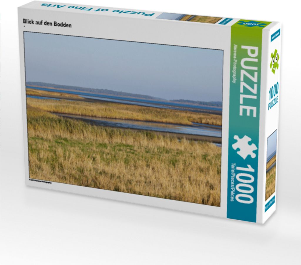 CALVENDO Puzzle Blick auf den Bodden 1000 Teile Puzzle quer | 1000 Teile Lege-Größe 64x48cm Foto-Puzzle für glückliche Stunden