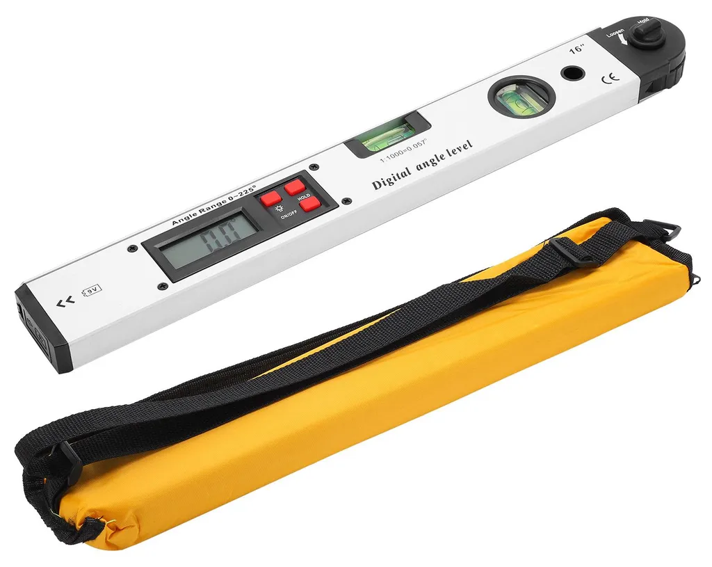 Rapporteur d'angle numérique et niveau électronique pliable de 40 cm
