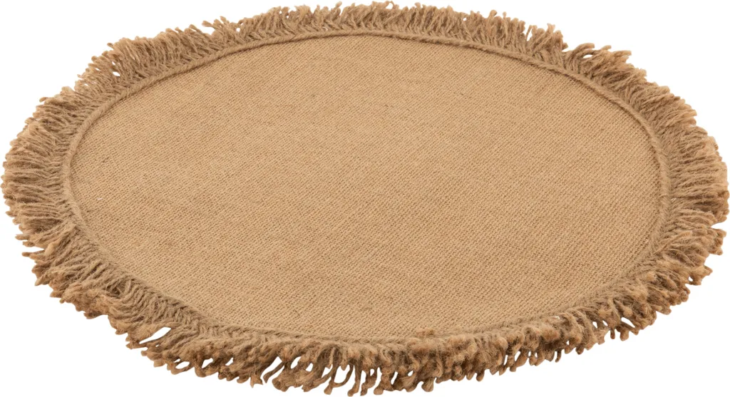 Set de Table Jute Naturel J-Line - Décoration de Table Champêtre et Zen
