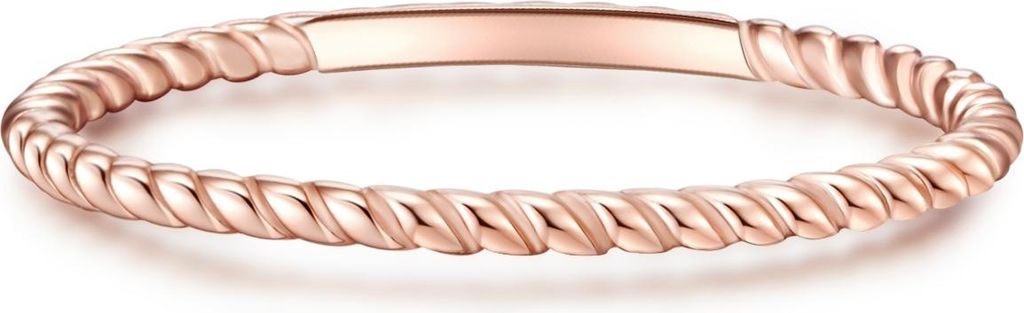 Ring Sterling Silber roségold 58