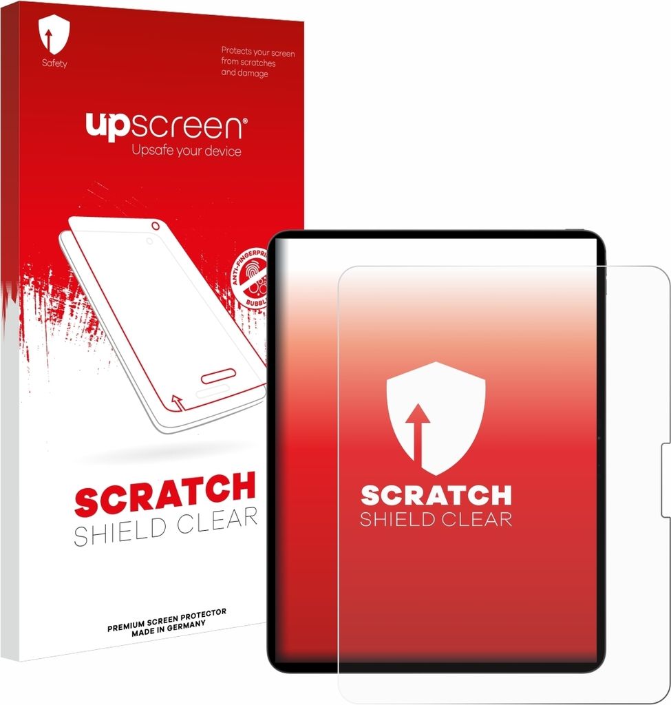 upscreen Schutzfolie für Apple iPad Pro 13" WiFi 2024 Displayschutz Displayschutzfolie Folie Klar Transparent