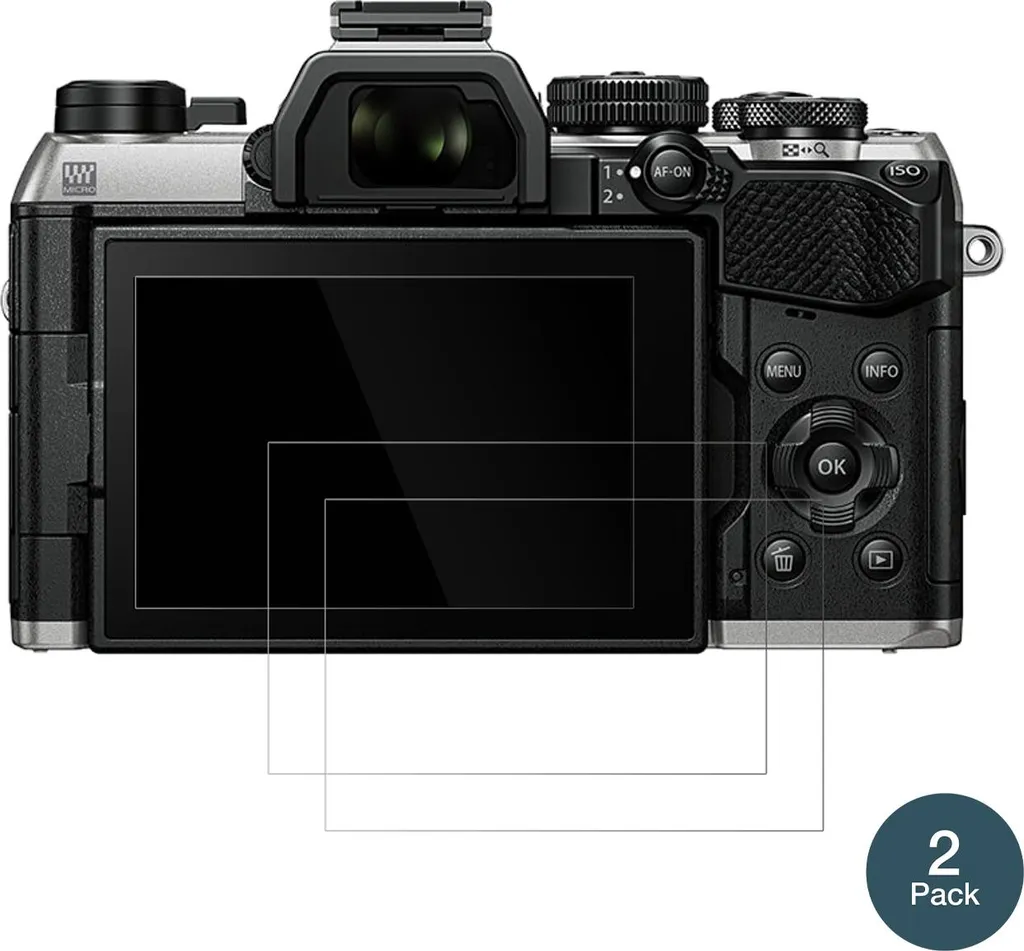 Pellicola Vetro 9H Olympus OM System OM-5 Mark II dipos 2 Pezzi - 2