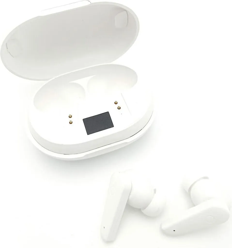 Cuffie Elbe ABTWS-005-B True Wireless ANC - Bianco Minimal