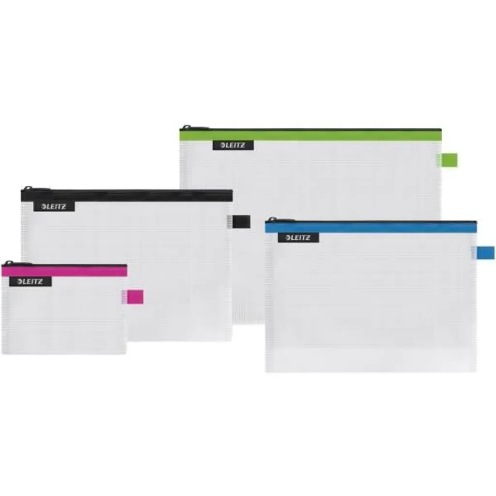 Finissez-en avec le désordre : Pochettes à zip Leitz WOW pour rangement