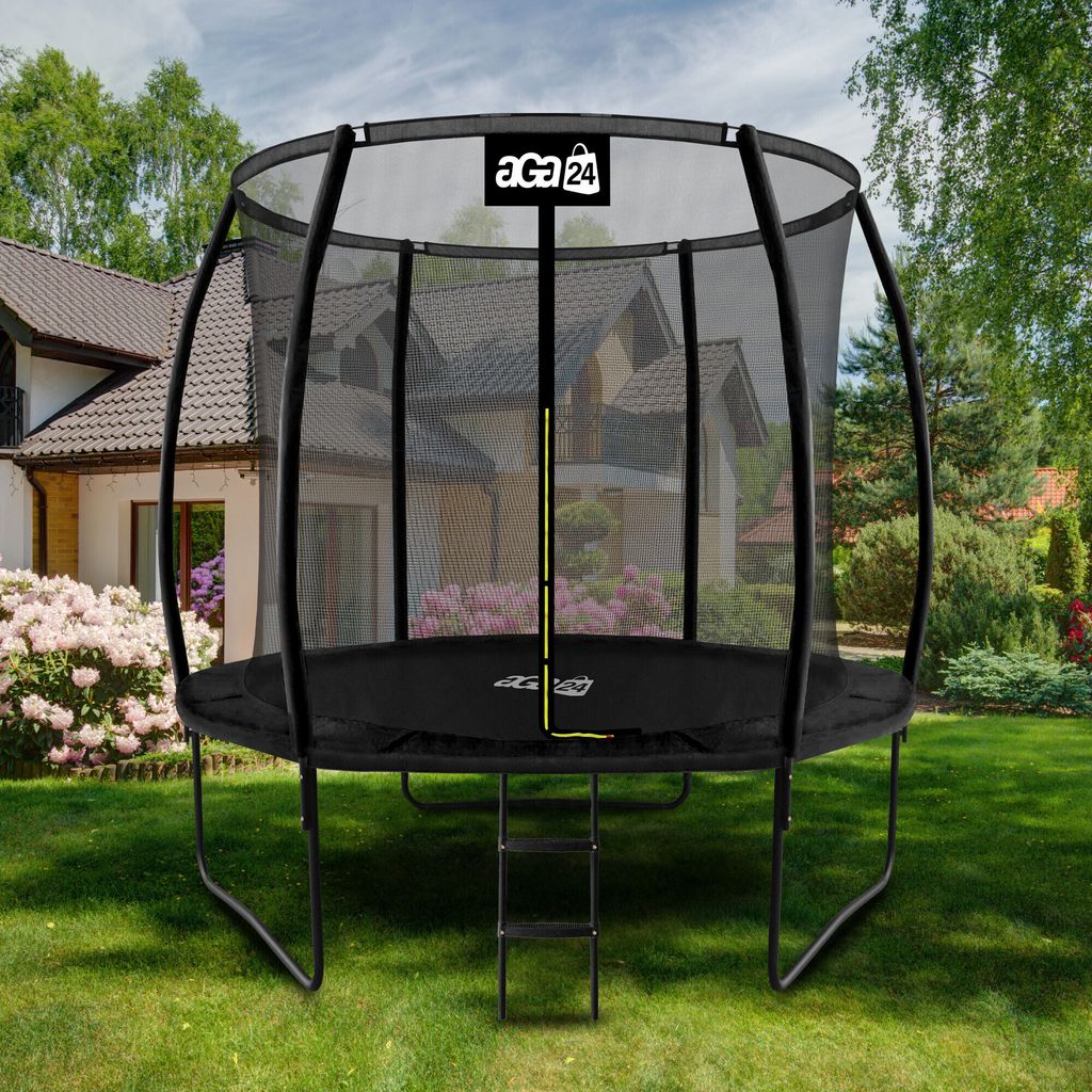 Aga SPORT EXCLUSIVE Trampolína 250 cm Černá + ochranná síť Obrázek produktu 11