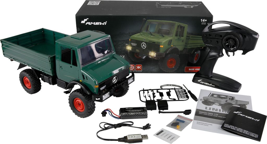 Mercedes-Benz Unimog Basic 4WD 1:12 RTR grün, Produktbild 2