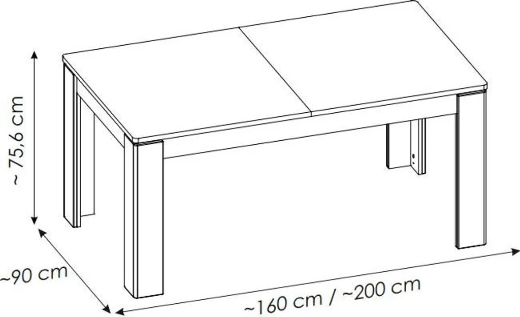 Table extensible Norica pour optimiser l'espace de votre séjour - 3