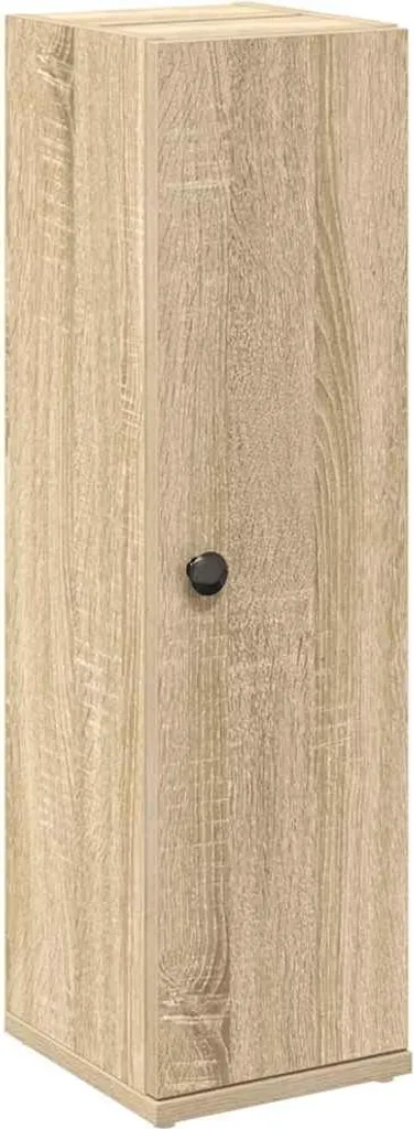 Mobile da bagno con supporto per rotelle rovere Sonoma 20,5x22x72 cm