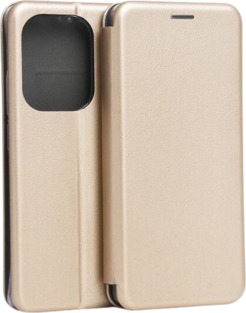 Beline Case Book Magnetic Poco M6 Pro gold/gold Schutzhülle