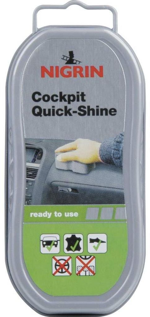 NIGRIN Cockpit-Glanz Silikonschwamm, schnelle und einfache Produktbild 