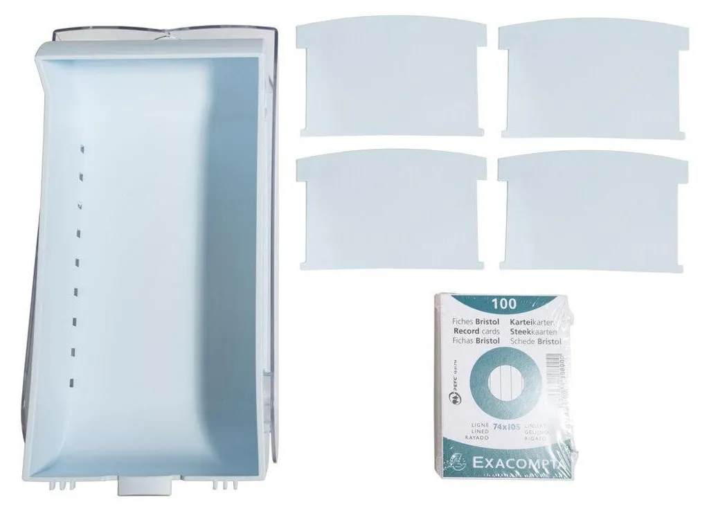 Kit 8 boîtes pour méthode de mémorisation BunnyBox A8 Bleu Pastel - 5