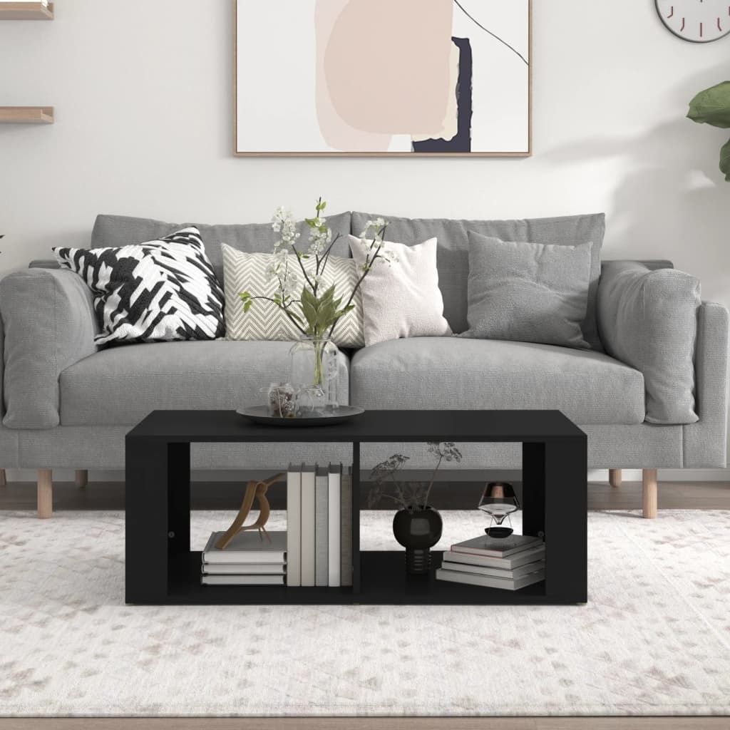 "SALE 2026"Couchtische - Schwarz Couchtisch Schwarz 100x50x36cm Holzwerkstoff Stabli Möbel7722781
