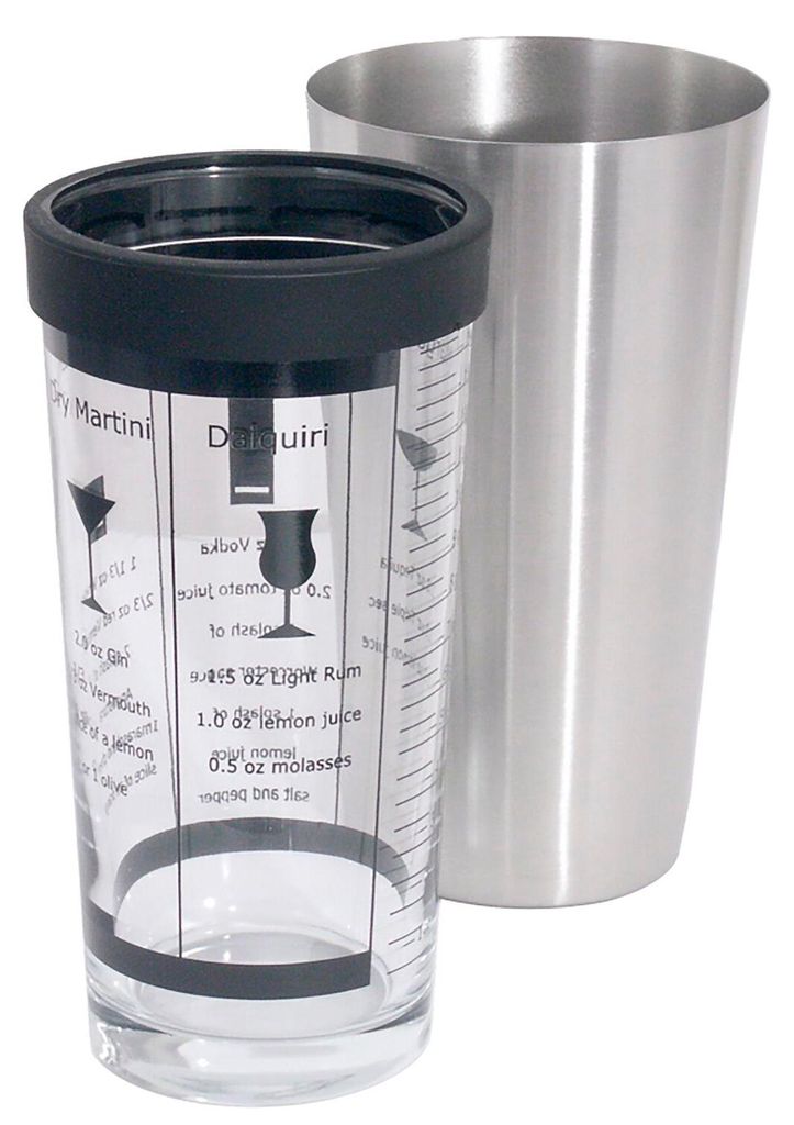 Contacto Cocktail-Skaker 0,7L Boston Ring Schwarz