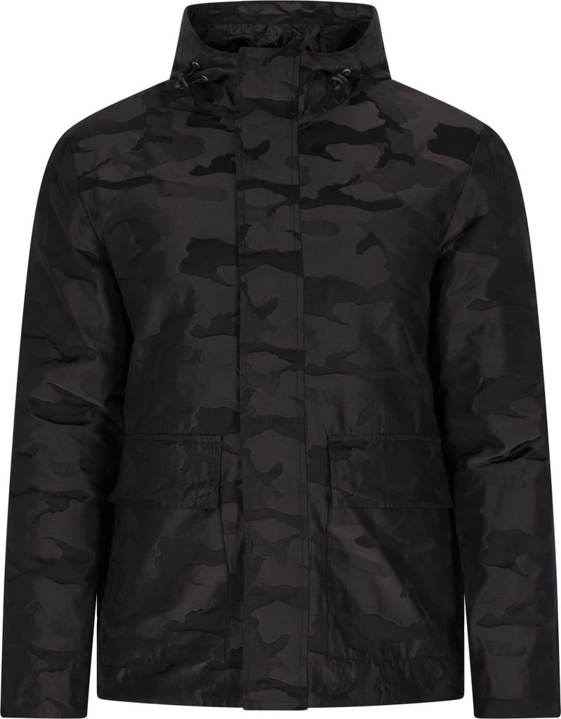 HOMEBASE herren anorak jacke - grau camouflage, L