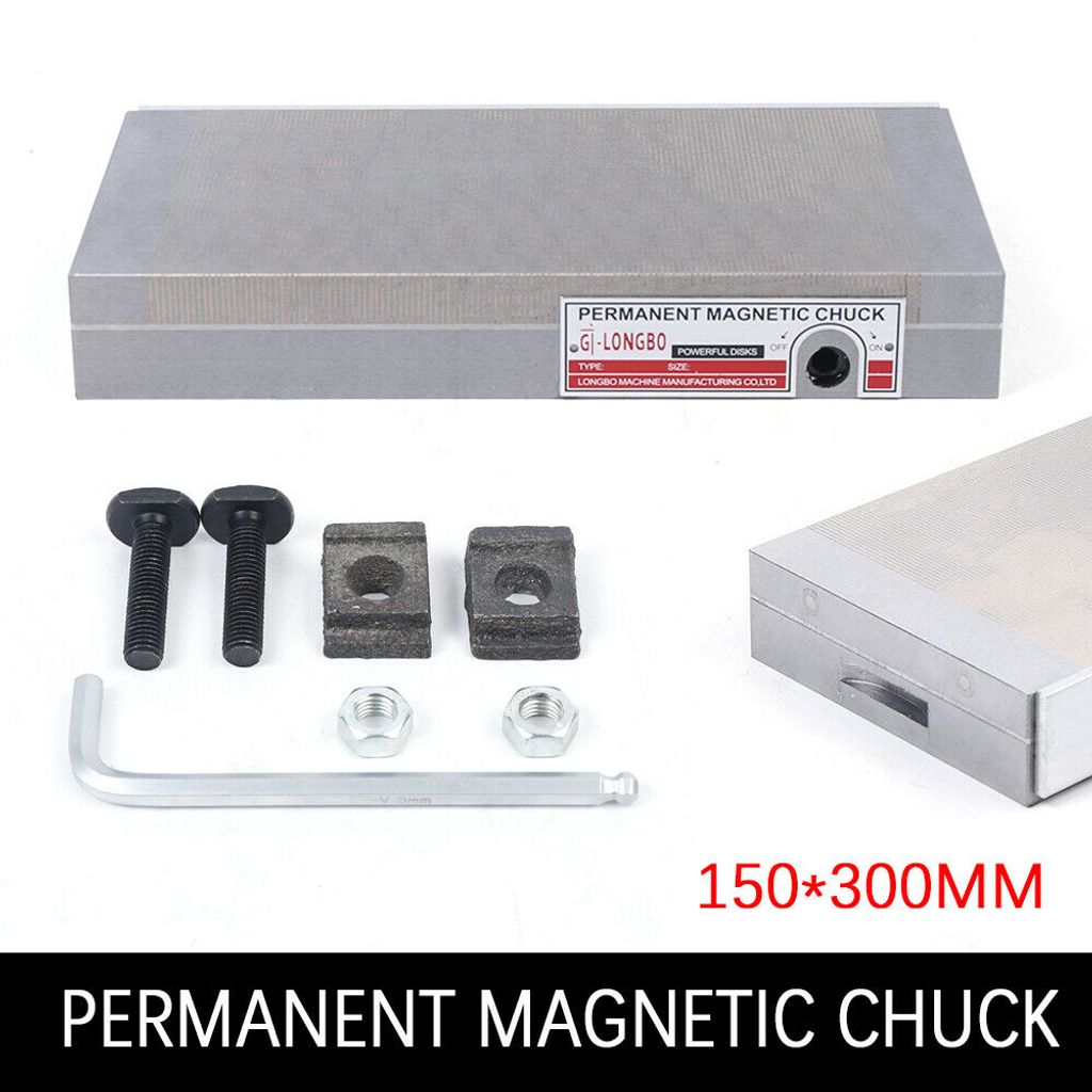 150*300mm Permanent Magnetic Magnetspannplatte Elektromagnetische Spannfutter DE 