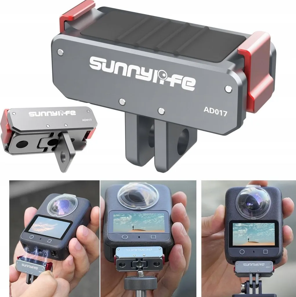 Adaptateur Magnétique DJI Action 5 : Changez de Support en 1 Seconde