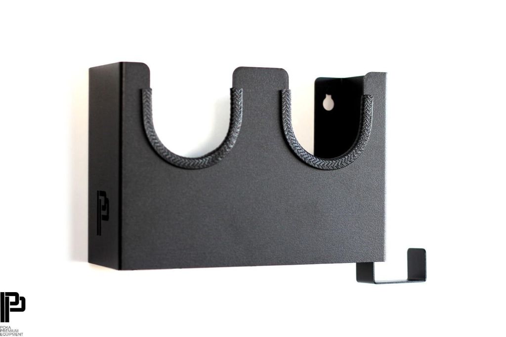 Poka Premium Trocknerhalter Kleiner Aufhänger für einen Föhn mit Kabelhaken