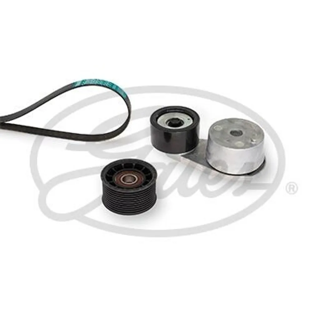 Kit courroies Gates K0110PK1350HD pour camions VOLVO FM et FM9 Heavy Duty