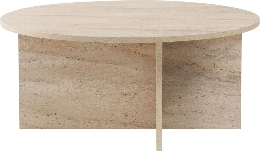 Dřevěný konferenční stolek „Soleil“ – 90 x 90 x 40 cm – Obrázek produktu 