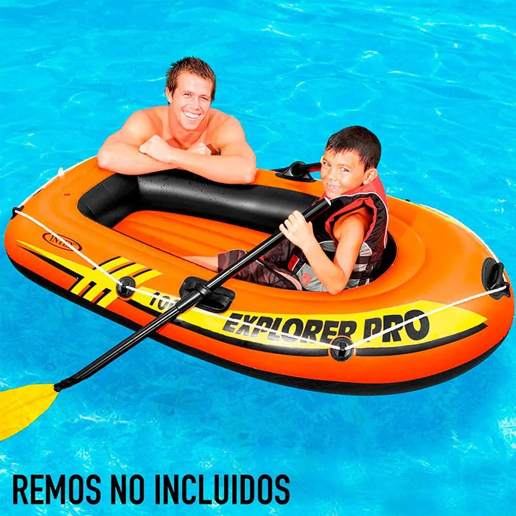 Bateau INTEX Explorer Pro 100 Robuste en Vinyle avec 3 Chambres à Air - 19