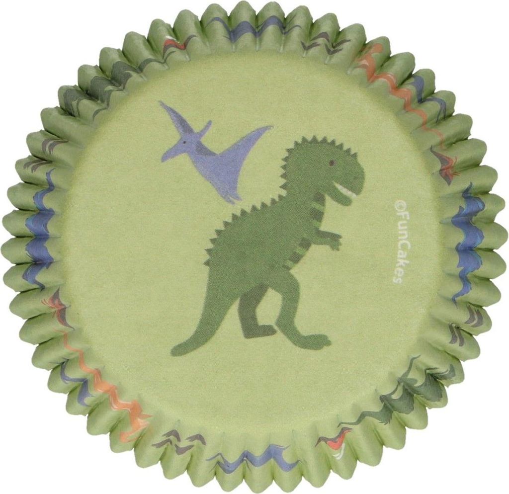 Cupcakes für Muffins Dinosaurier 48 Stk