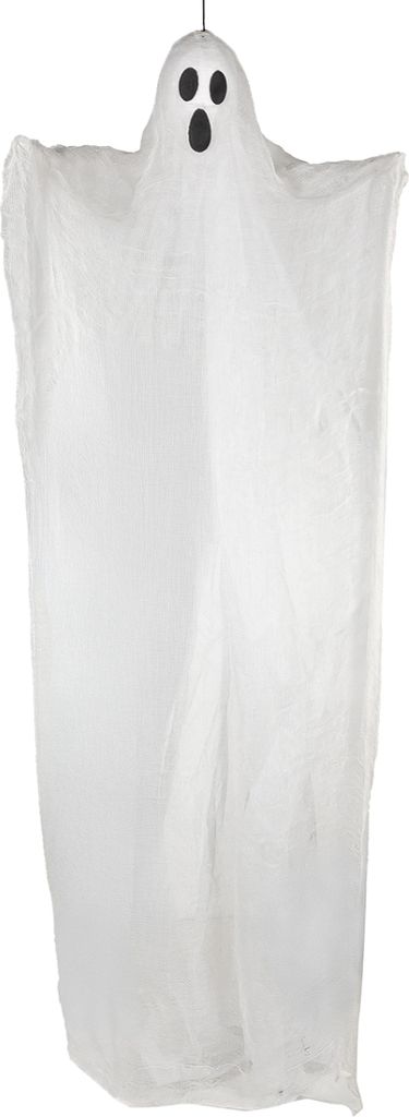 Weißer Halloween Geist als Hängefigur 215 cm
