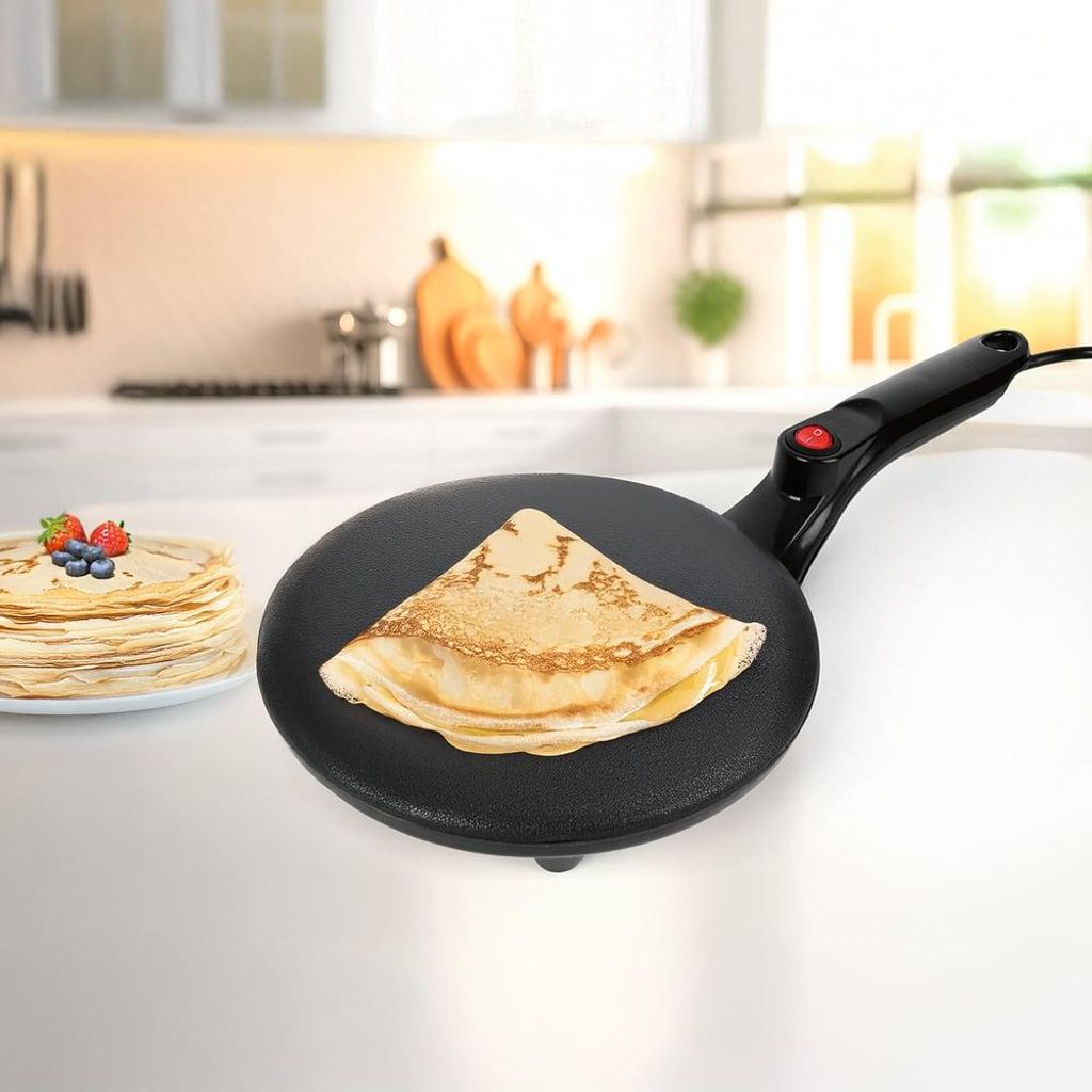 GOURMETmaxx Crepe Maker 750W schwarz Produktbild 