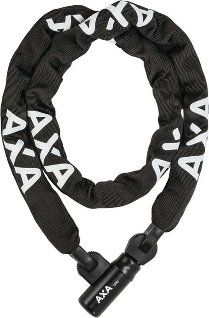 Chaîne antivol AXA Linq 180 City maillons 7mm en acier trempé noir