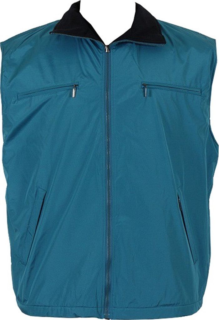 Übergrößen Softshell Funktionsweste marc & mark SEASIDE petrol 4XL