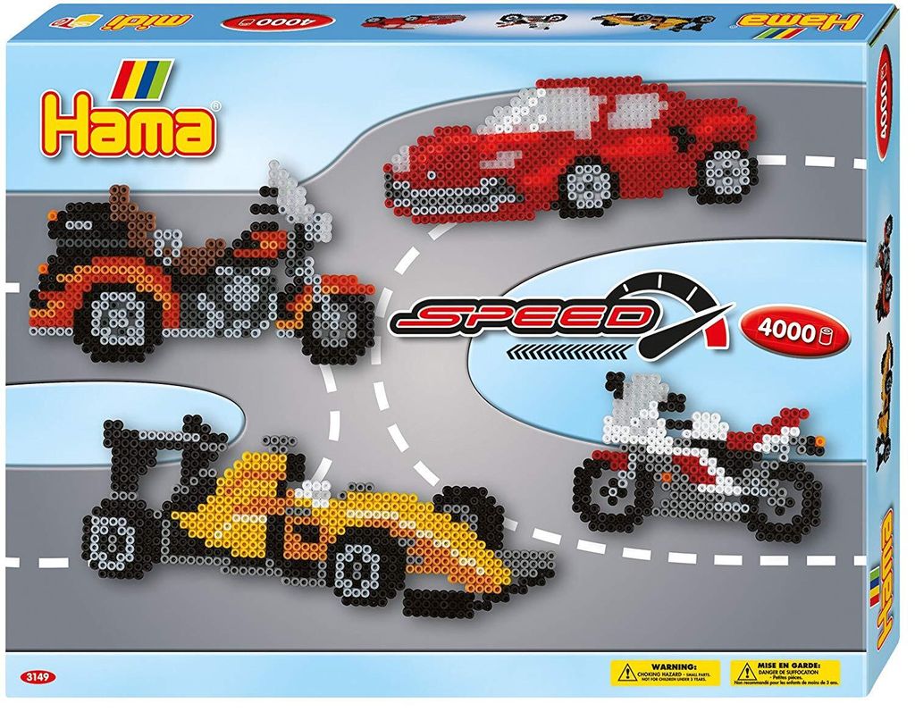 Hama Bügelperlen midi "Speed" Geschenkpackung 5,0 mm 4.000 Produktbild 