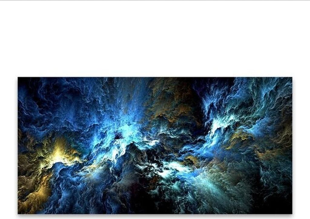 TPFLiving Kunstdruck LW-303 (OHNE RAHMEN) Poster - Leinwand - Wandbild - Hochauflösender Giclée-Druck, langlebig und hochwertig - Abstrakte Struk...