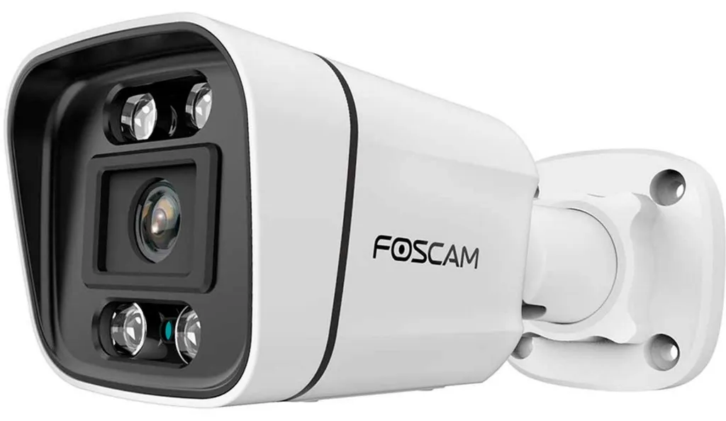 Caméra IP Foscam V5EP 5MP Extérieure Blanche - Résolution 3072x1728px