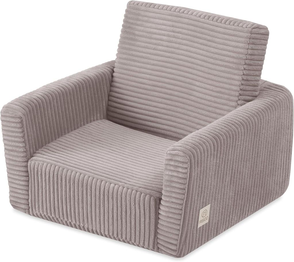 MISIOO Kindersessel CUBIE aus Cord, ausklappbarer Kinder Produktbild 