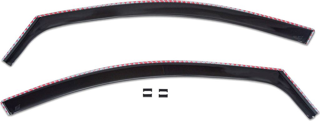 J&J AUTOMOTIVE | Deflettori D'Aria Antiturbo Per 3008 Dal 2017, Set Di 2 Pz, Nero, Antivento, Antipioggia, Fume' Oscurati