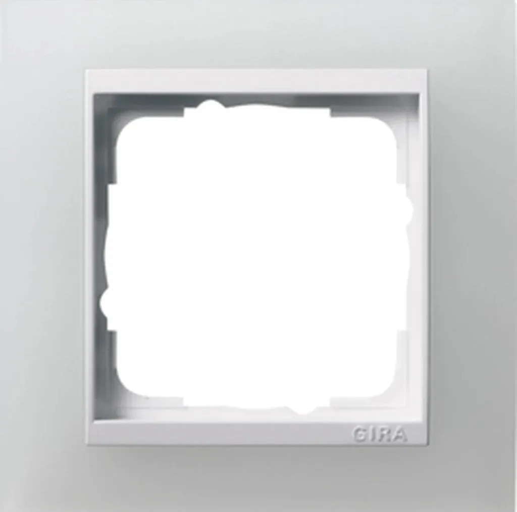 Cadre Gira 0211334 Event blanc opaque 1 poste haute qualité pour rws