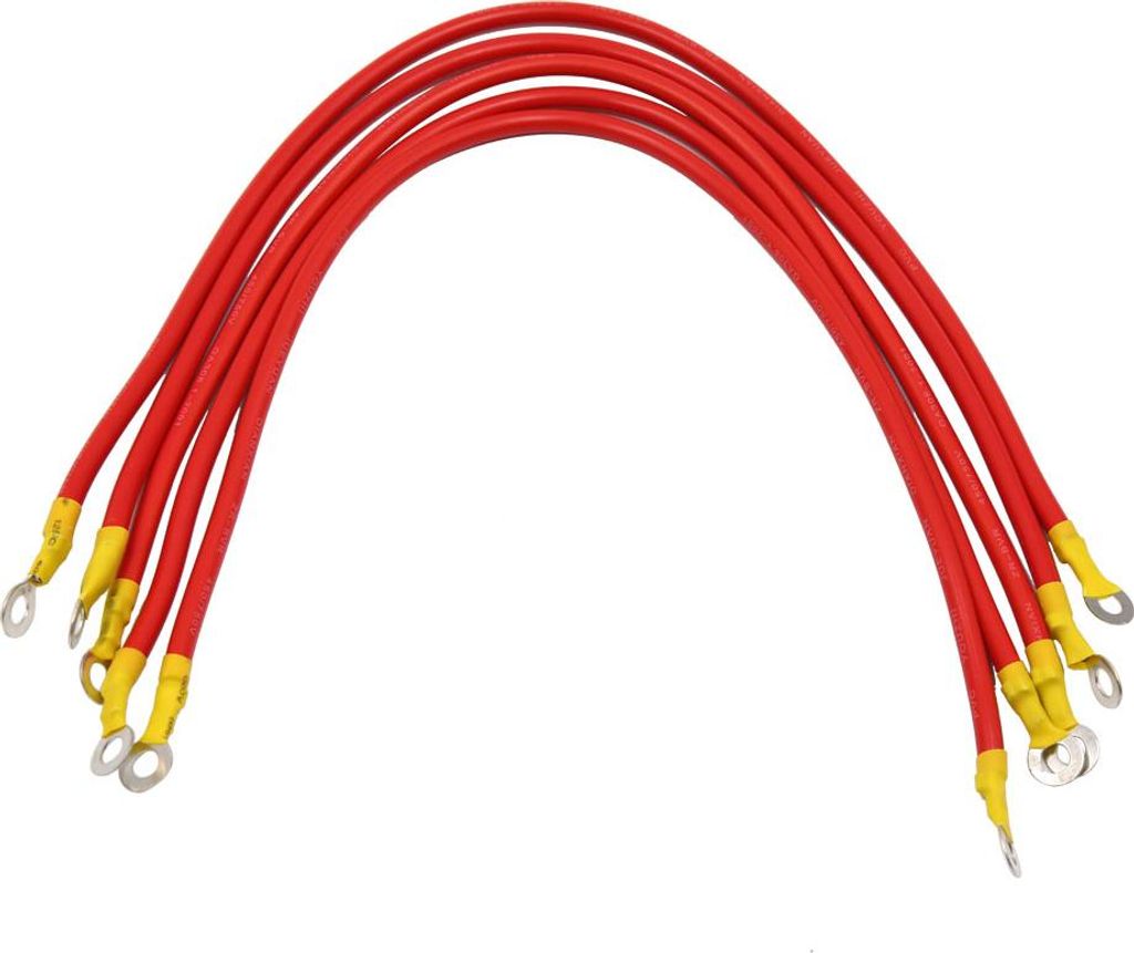 5Stk. 46cm Länge allgemeine Autobatterie Wechselrichter Power Transfer Kabel DE de
